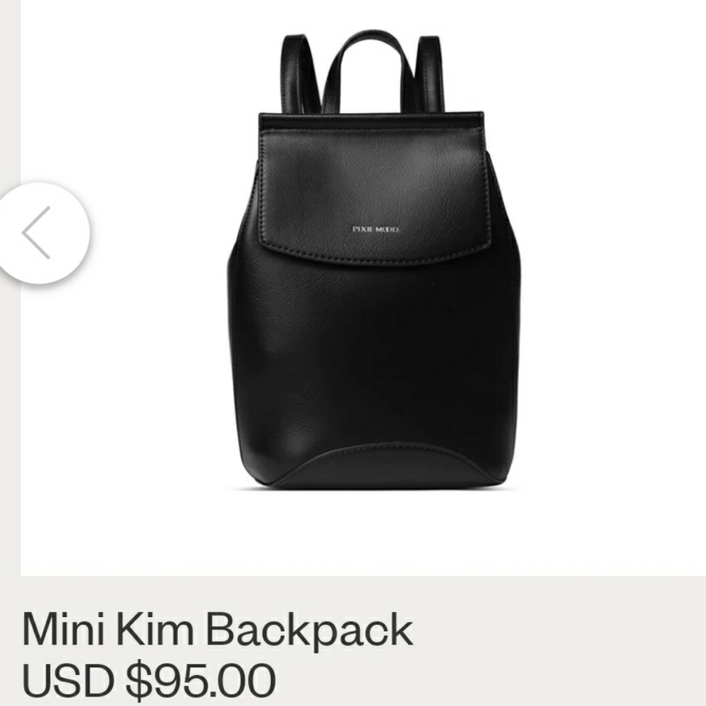 Mini Pixie*Mood Black Back Pack - image 1